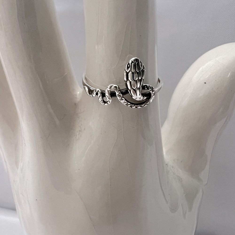 Sterling Silver Snake Ring